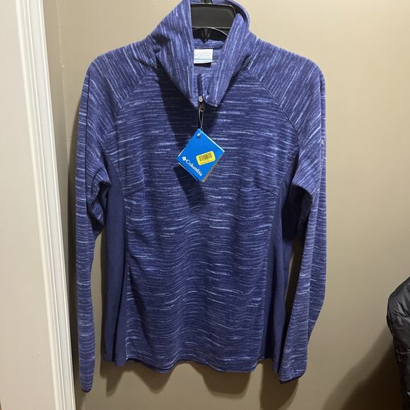 Columbia Sweaters - NWT Womens Columbia Lightweight 1/2 Zip Pullover sweater thumbholes Size Large